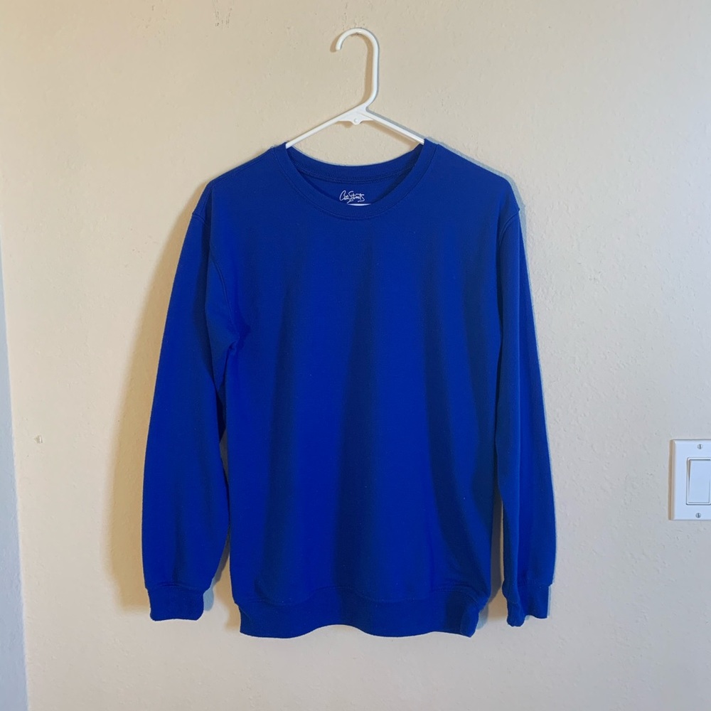 Royal blue crewneck/sweatshirt size S